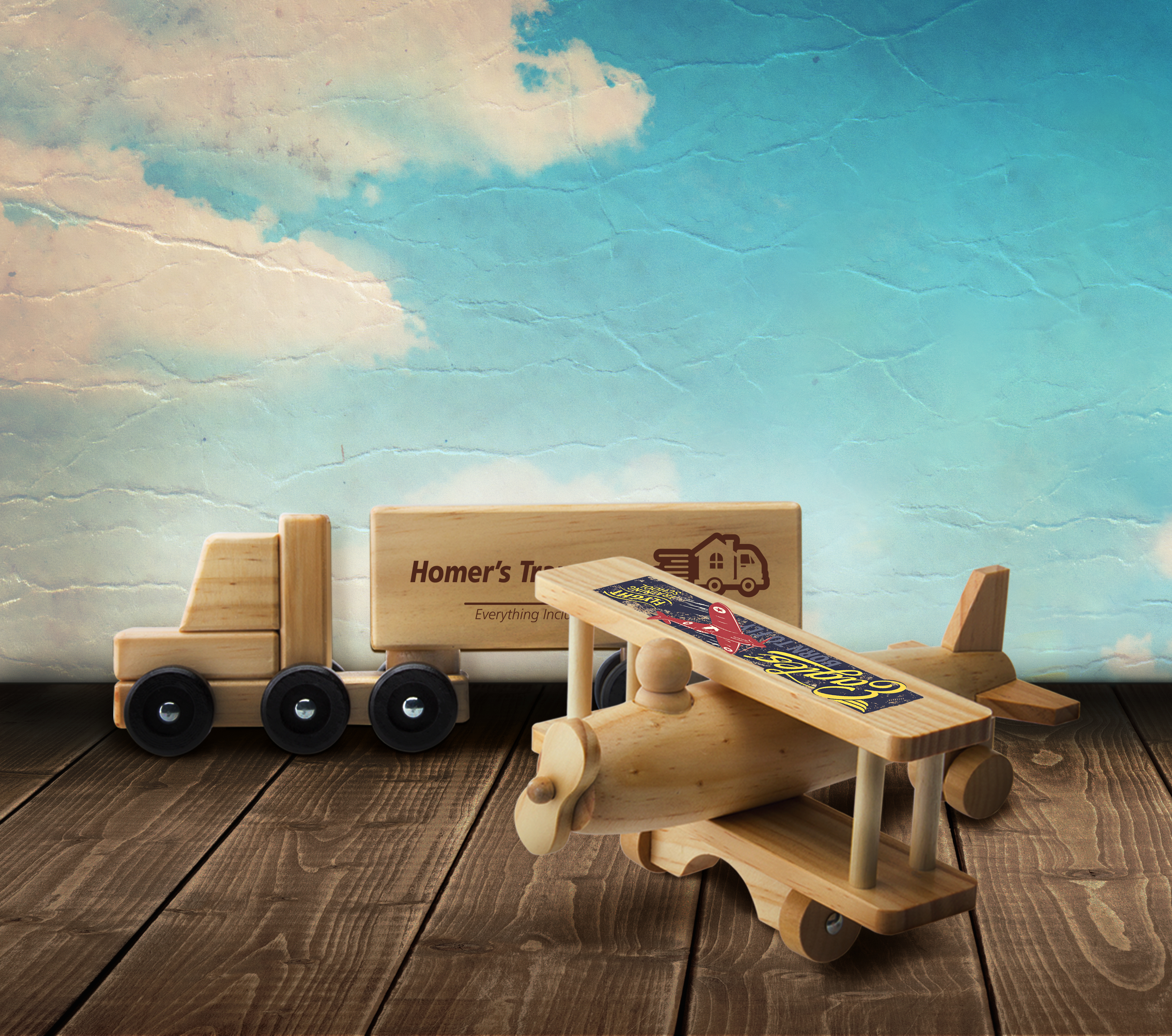 Wooden Semi Truck 5