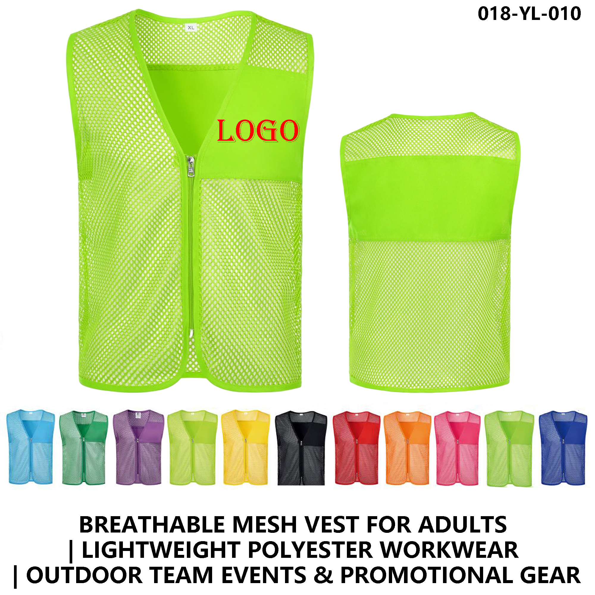 Breathable Team Vest - Custom Logo 2