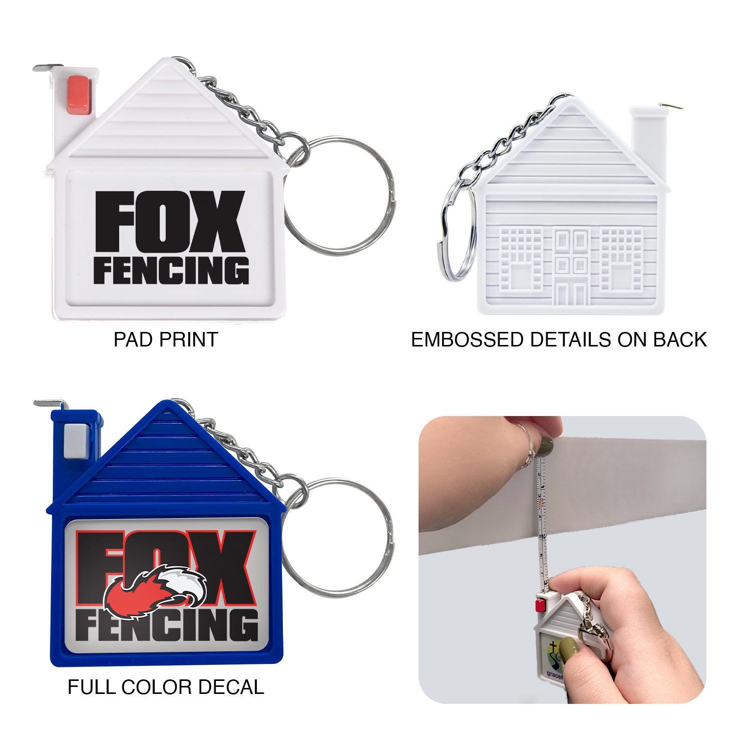House Tape Measure Keychain 5