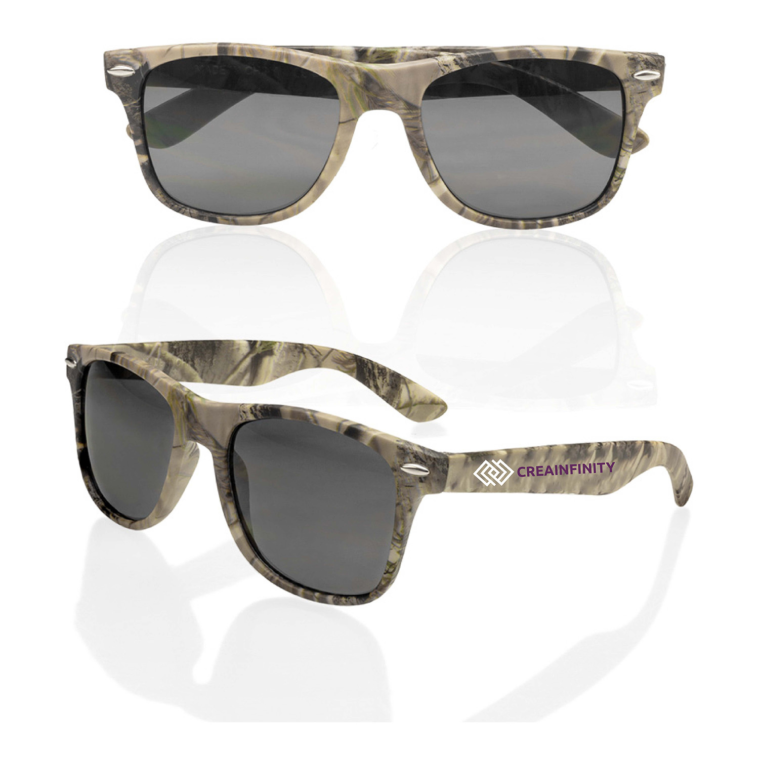 Woodland Camo Sunglasses (2 Color Imprint) 2