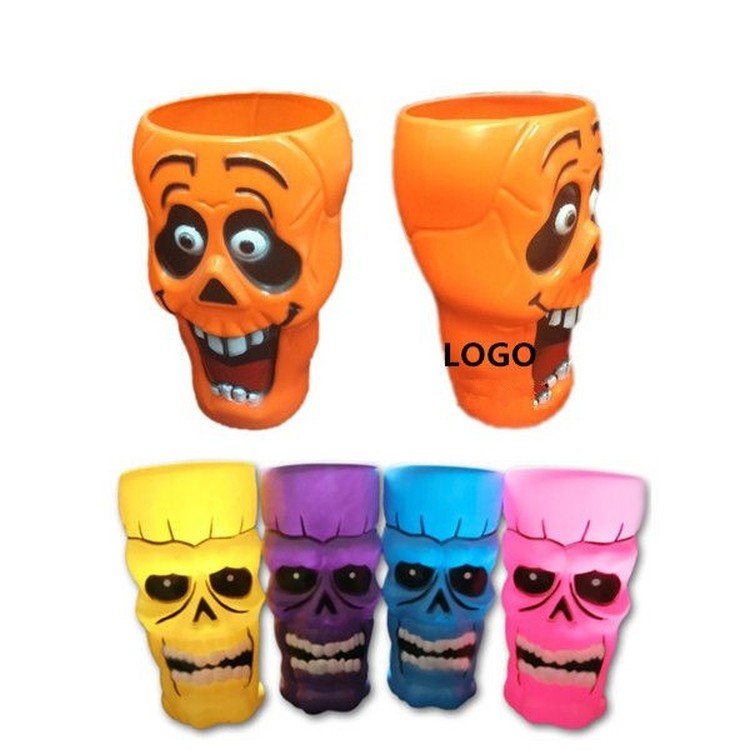 3D Halloween Plastic Party Cup - Skeleton/ Monster/ Pumpkin 2