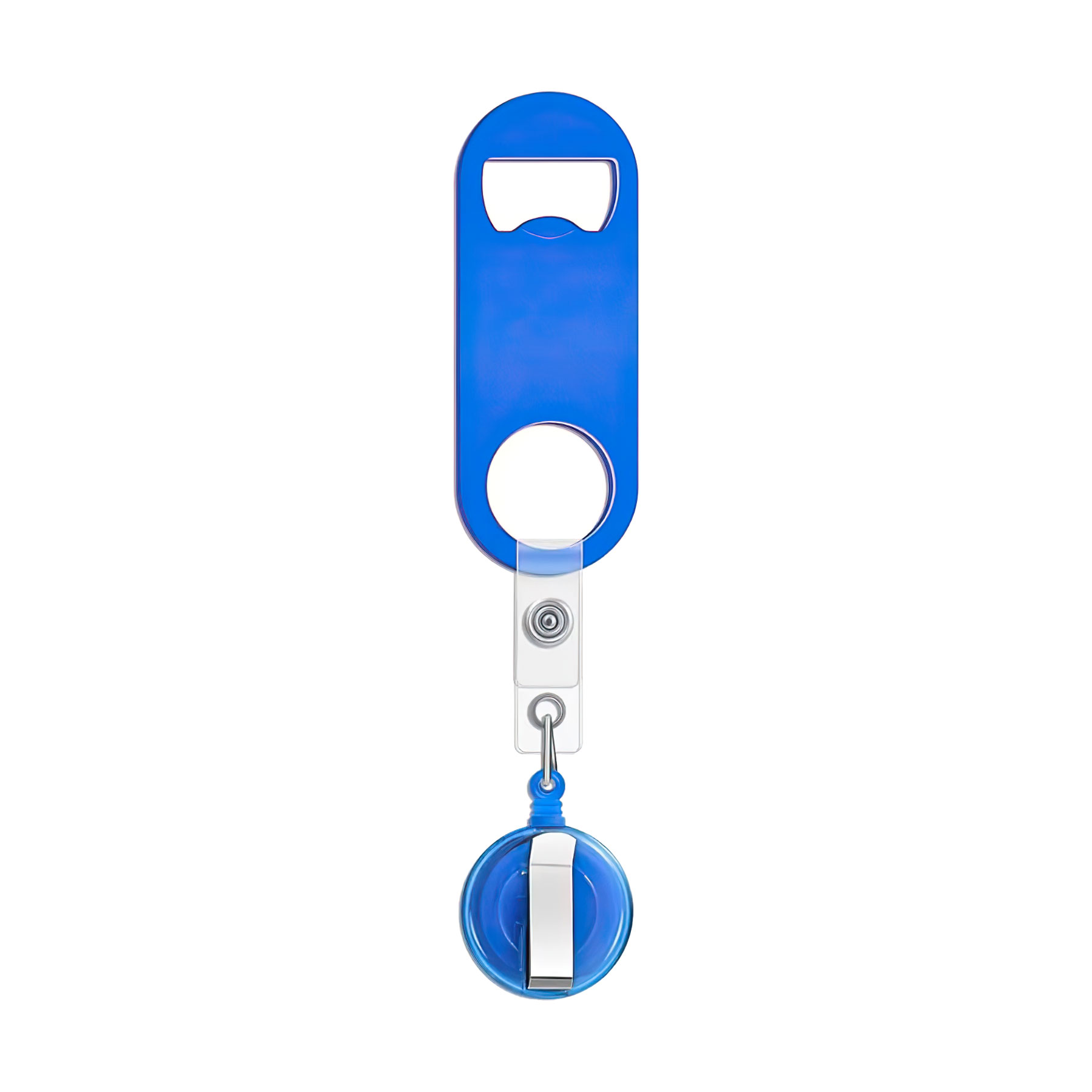 Retractable Metal Bottle Opener With Clips 2