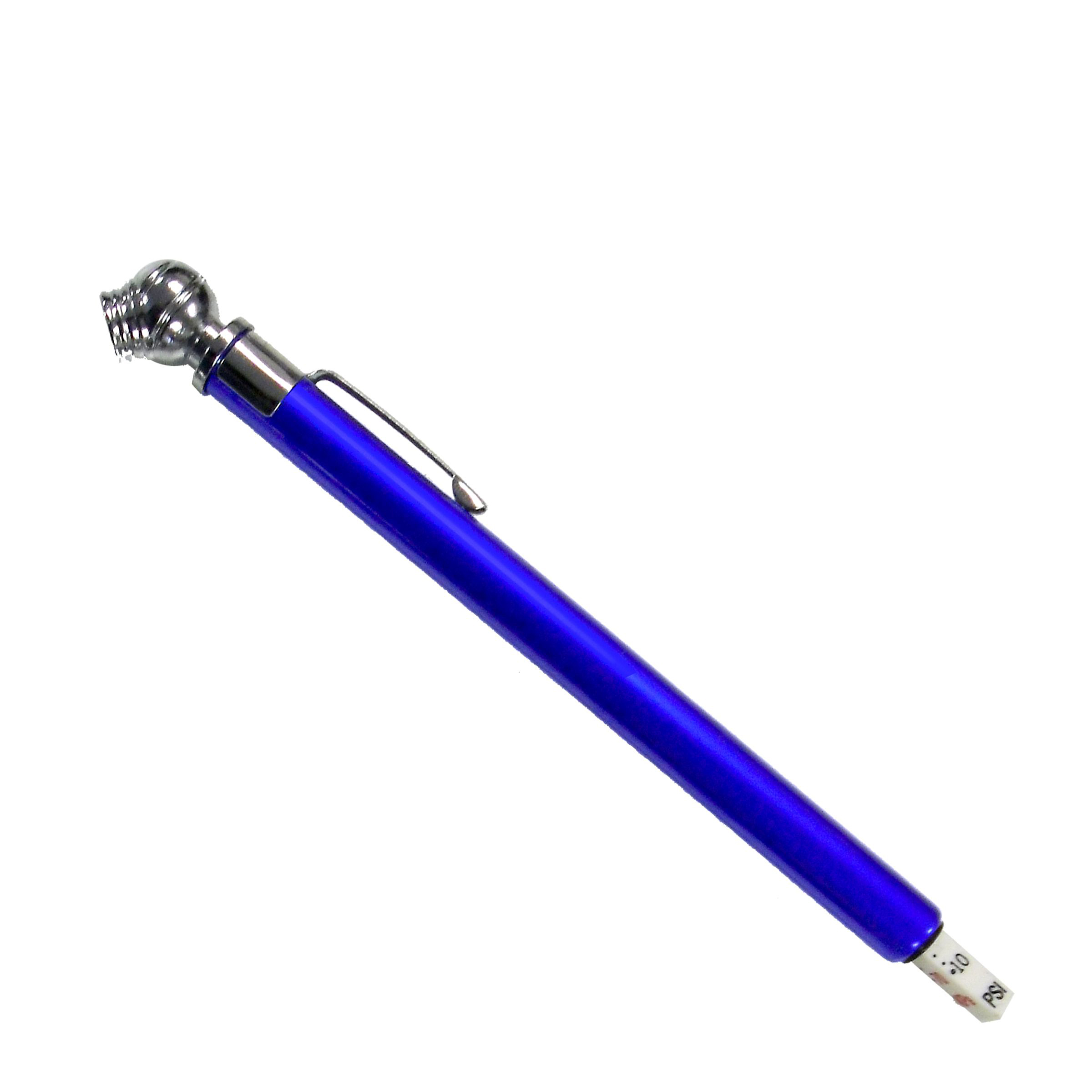 Auto Tire Pressure Gauge w/Chrome Colored Barrel 7