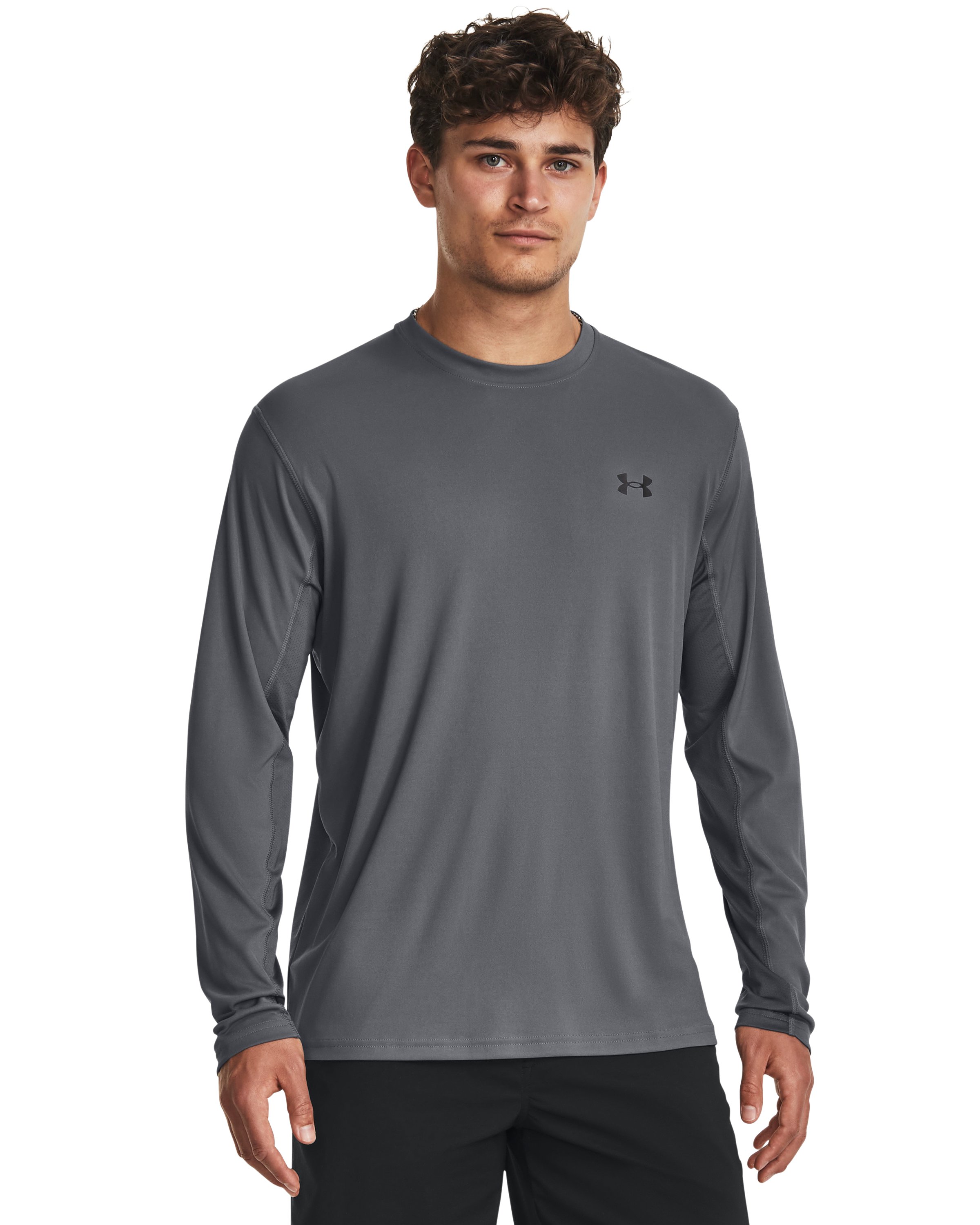 UA Iso-Chill Shorebreak Back Hook Men's Long Sleeve 3