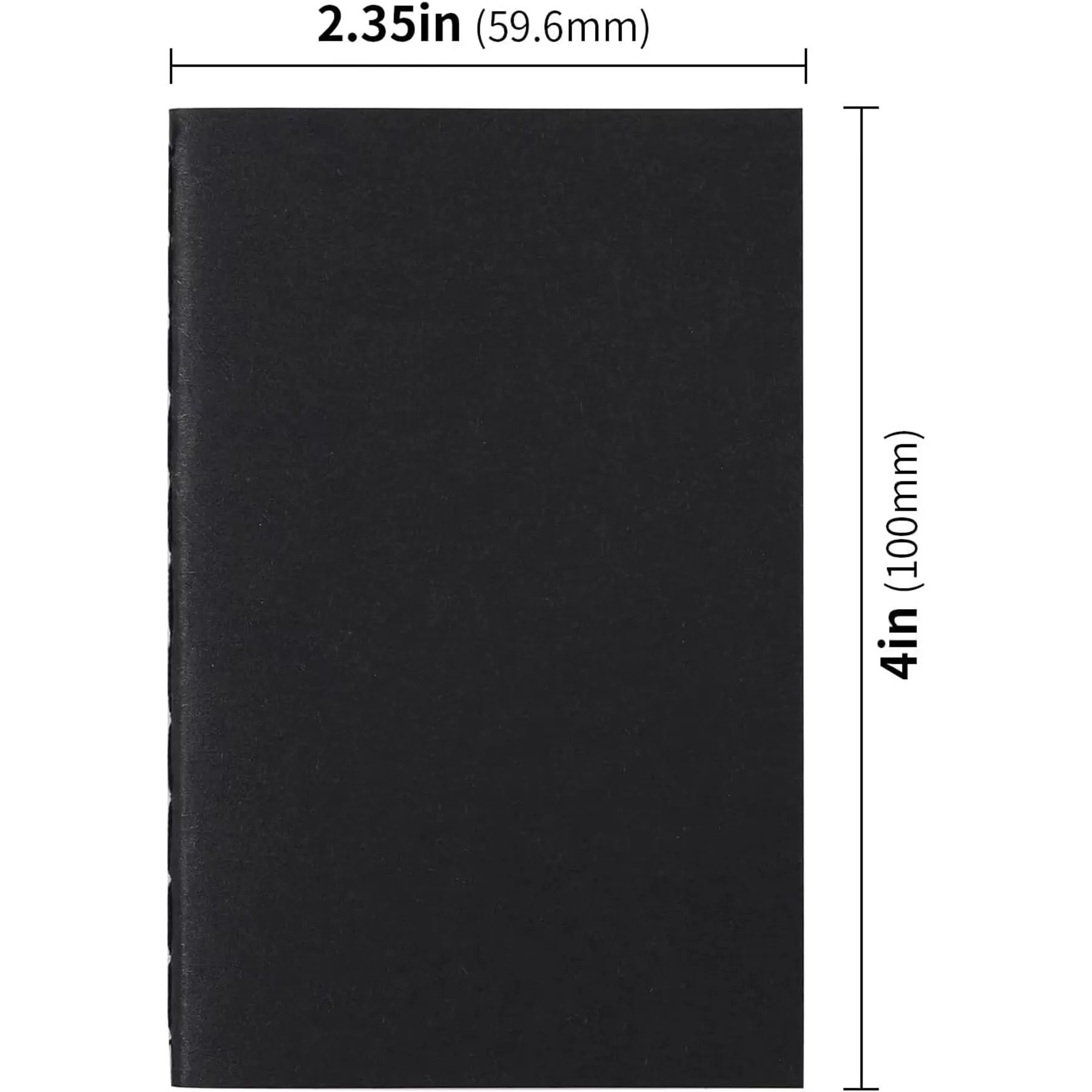 4"*2.4" Black Notebook 4