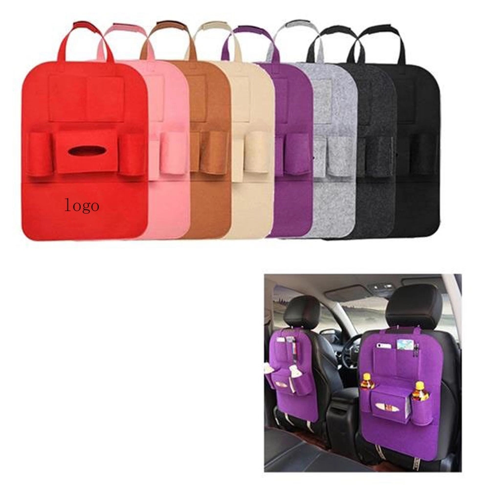 Car Seat Backseat Organizer and Pocket Felt Storage Bag 2