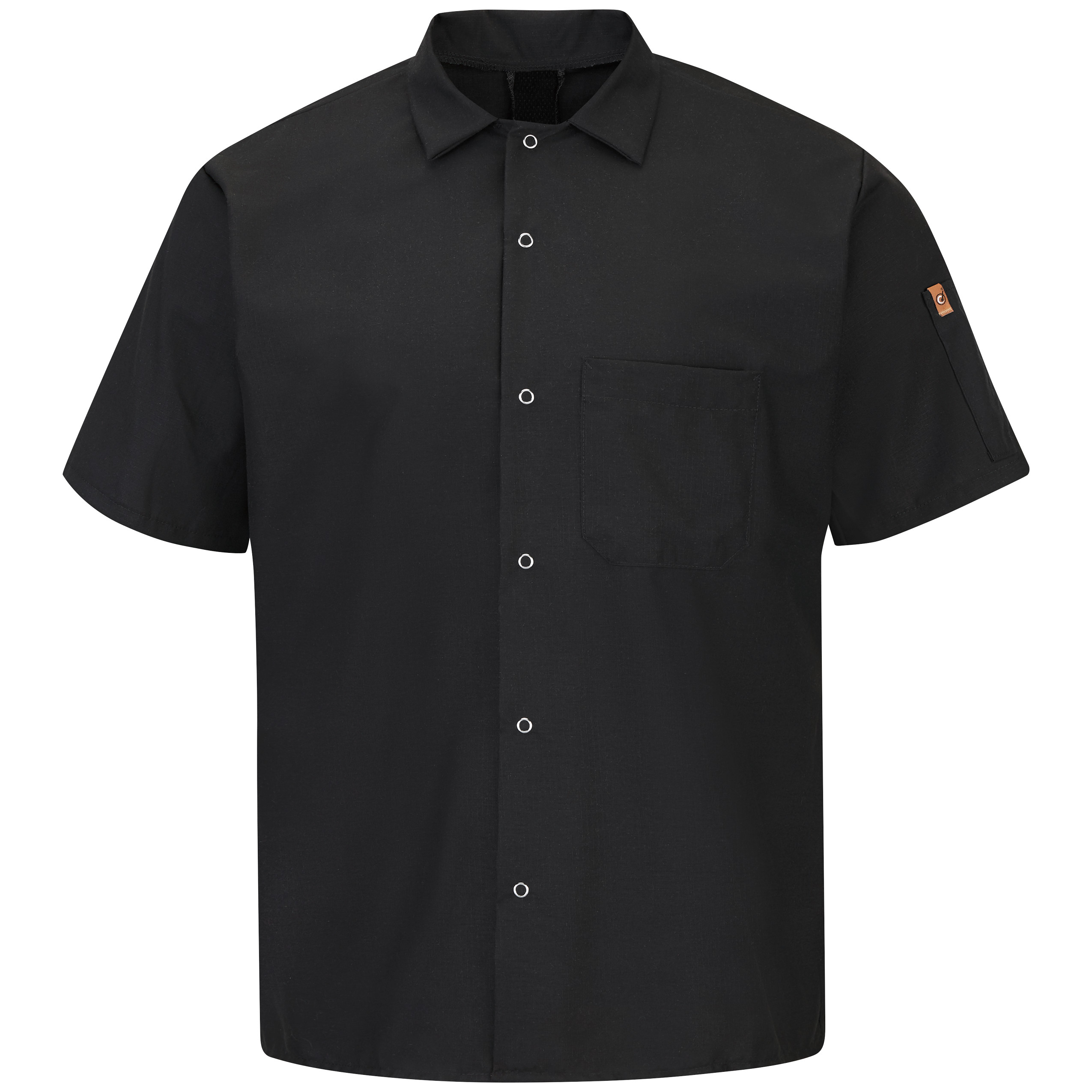 Red Kap® Men's Short Sleeve Cook Shirt with OilBlok + MIMIX® 3