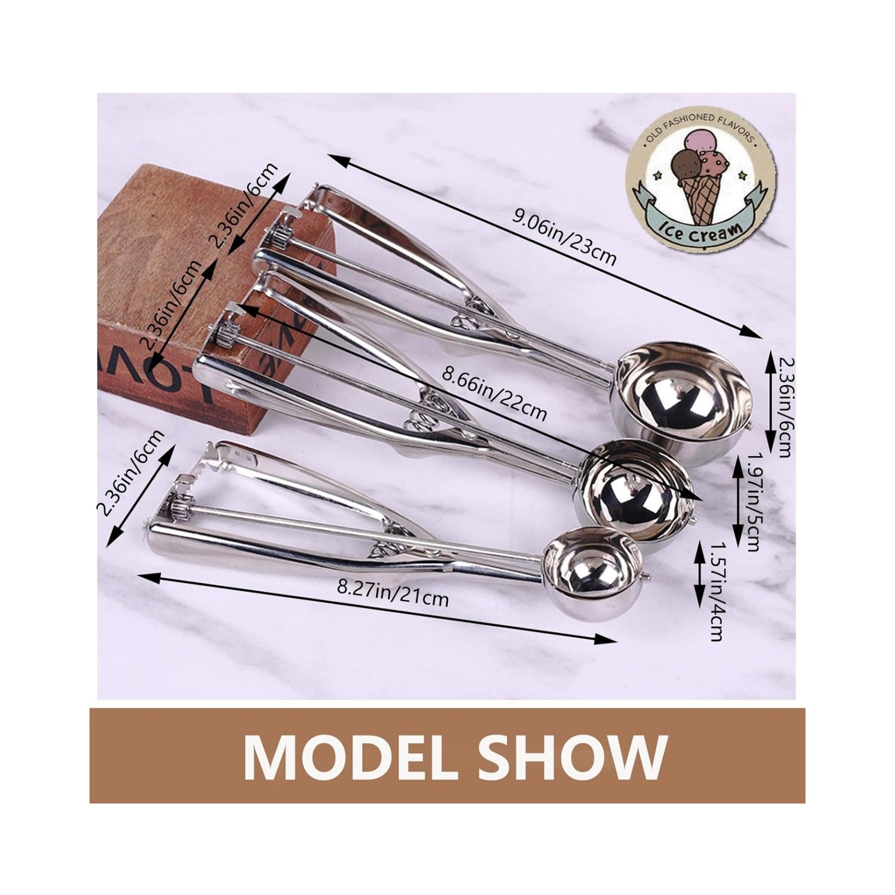 Cookie Scooper for Baking, Cupcake Scoop 2