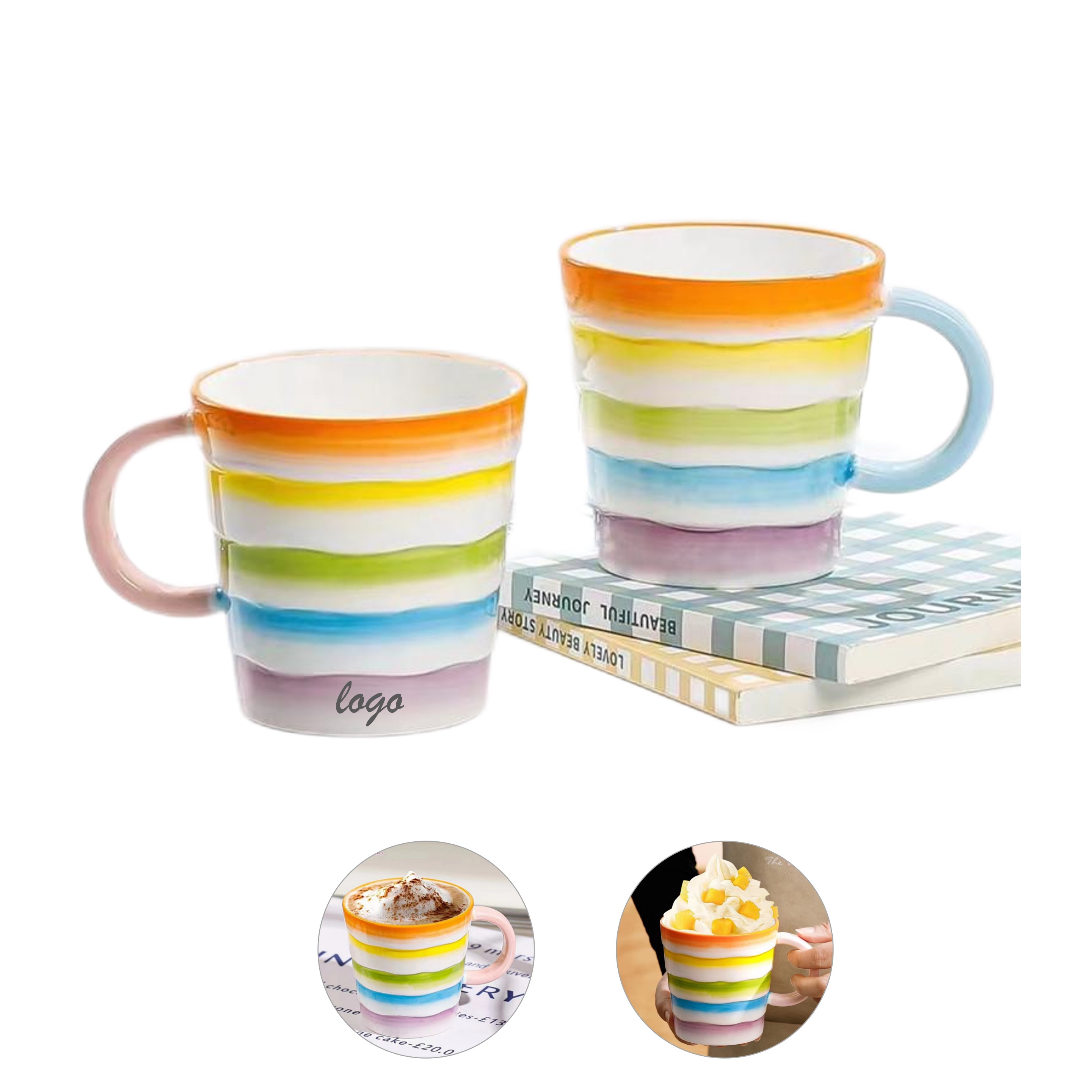 Hand Paint Ceramic Mug (direct import) 2