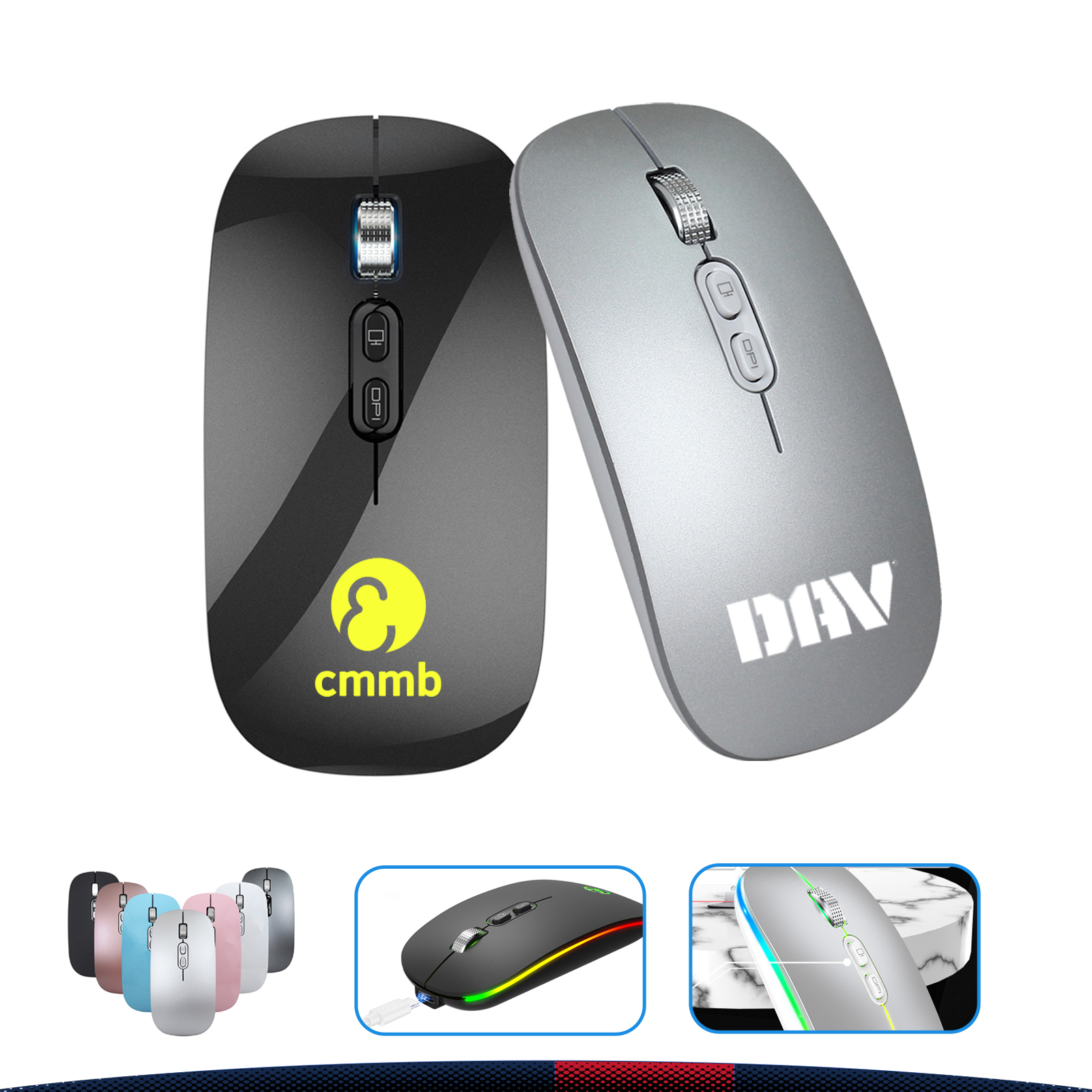 Rudo Wireless Mouse 3