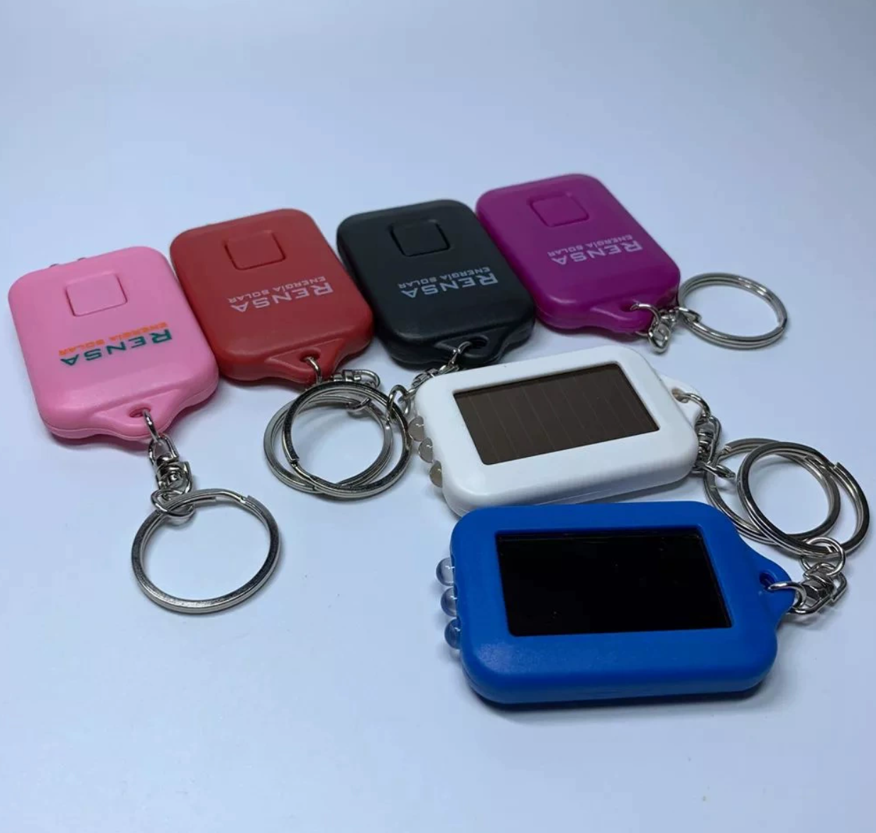 Solar 3 LED Flashlight Keychain 2