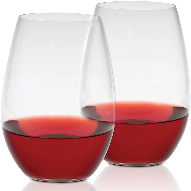 21.75 oz. Shiraz Stemless - Set of 2 3