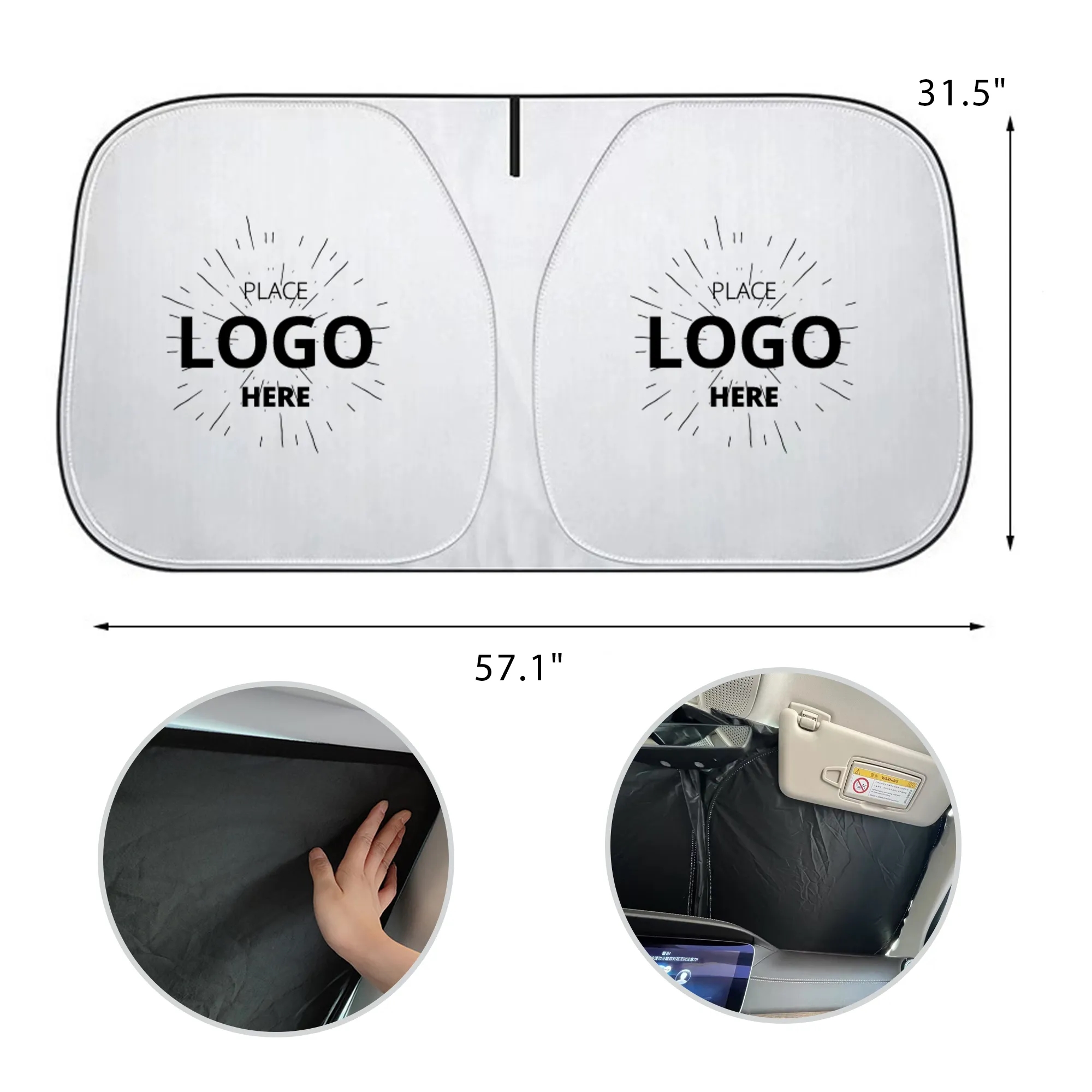 Foldable Car Sunshade 1