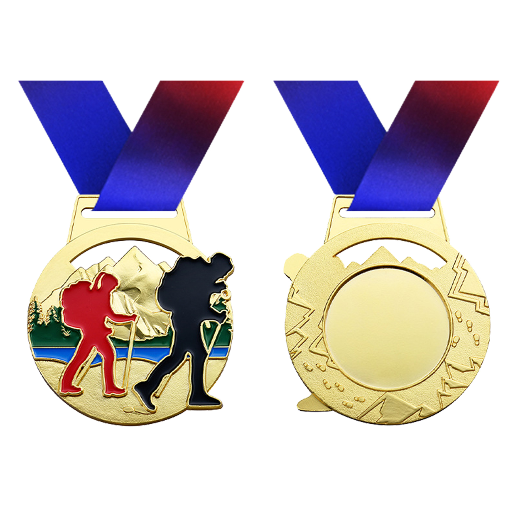 Gold Zinc Alloy Award Medals 12
