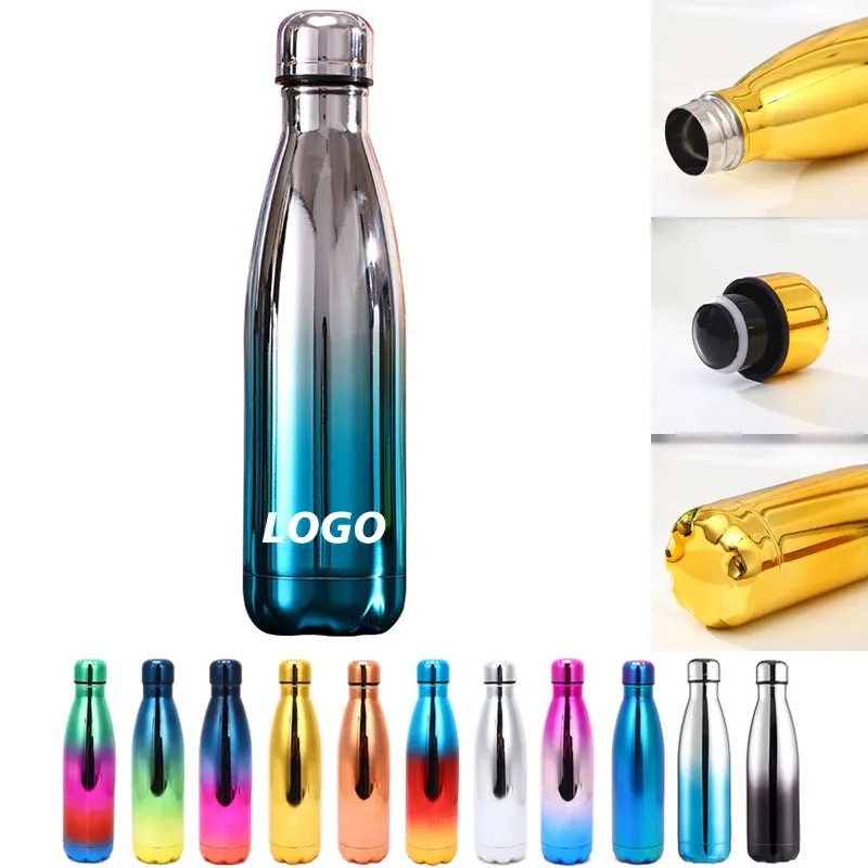 17 oz Insulated Plated Stainless Steel Water Bottle 2