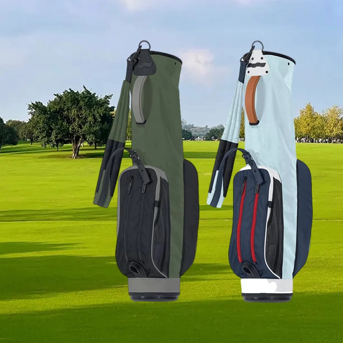 Lightweight Golf Sunday Bag With Shoulder Strap 6