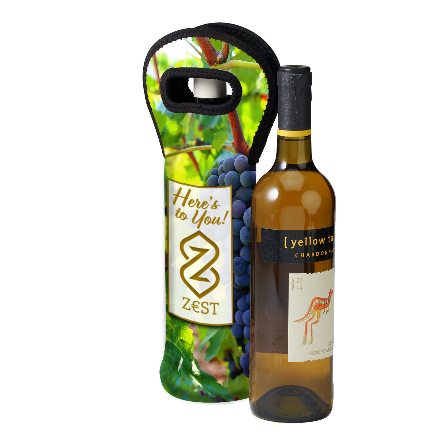 Sublimated Neoprene Wine Carrier Holder 5