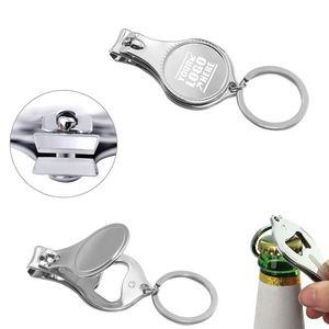 Nail Clippers With Bottle Opener Key Ring 4