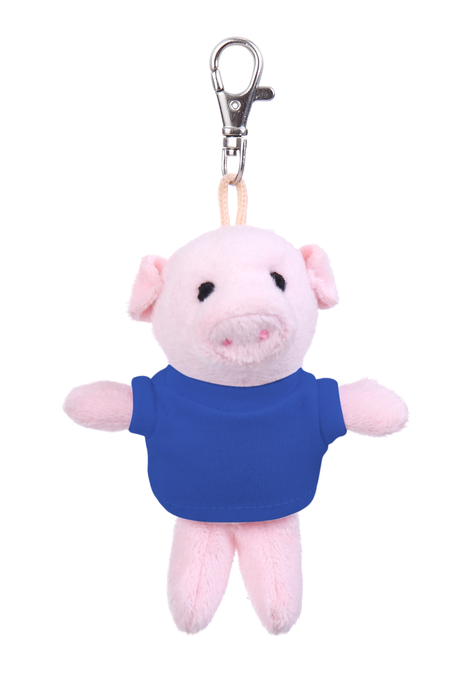 Soft Plush Pig Keychain with Tee 16