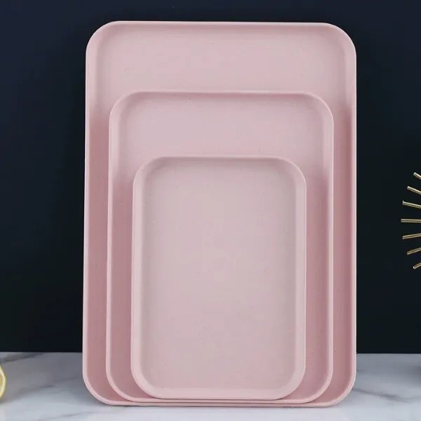 Wheat Straw Food Serving Tray 2