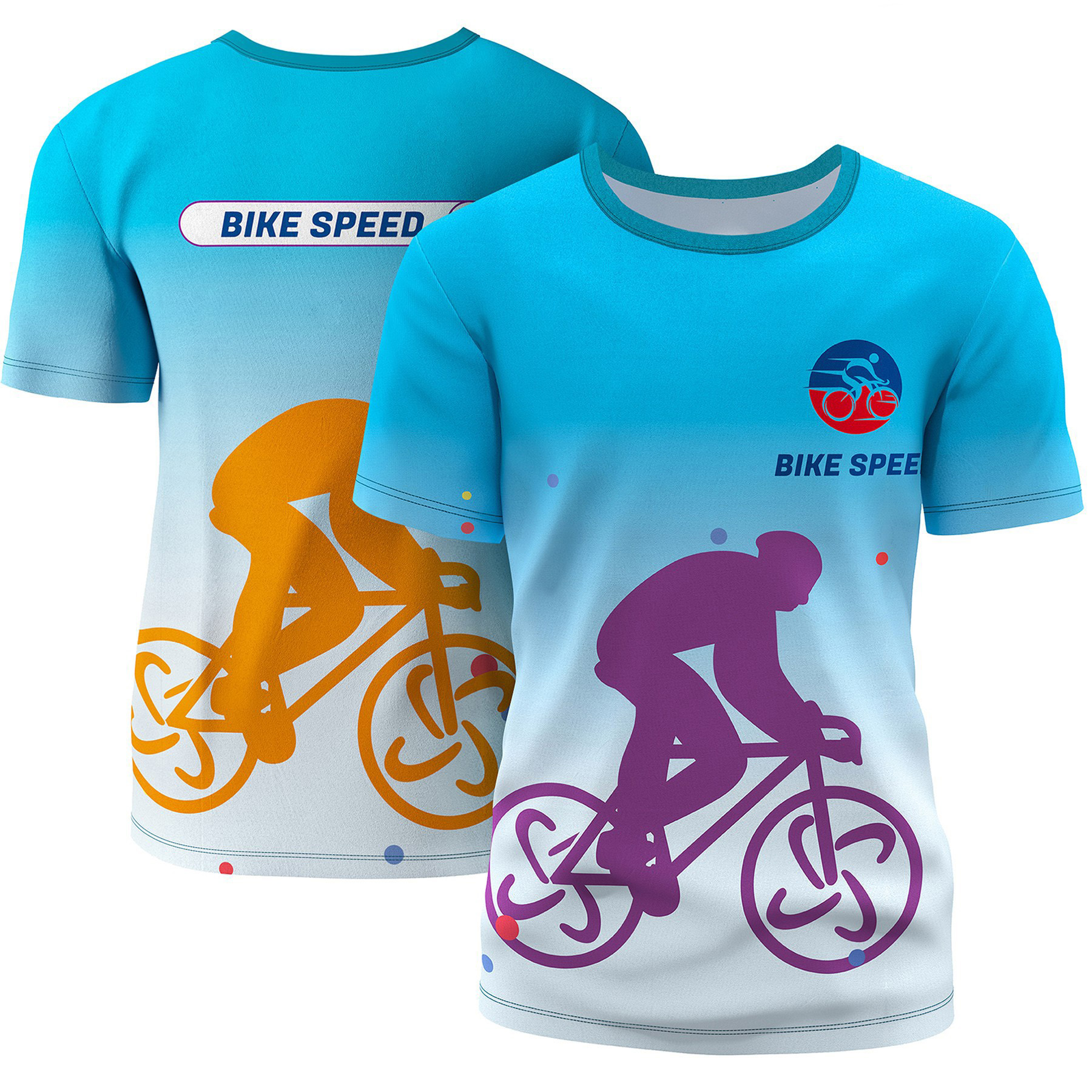 Custom Full Color Dye Sublimation Short Sleeve T-Shirt 3