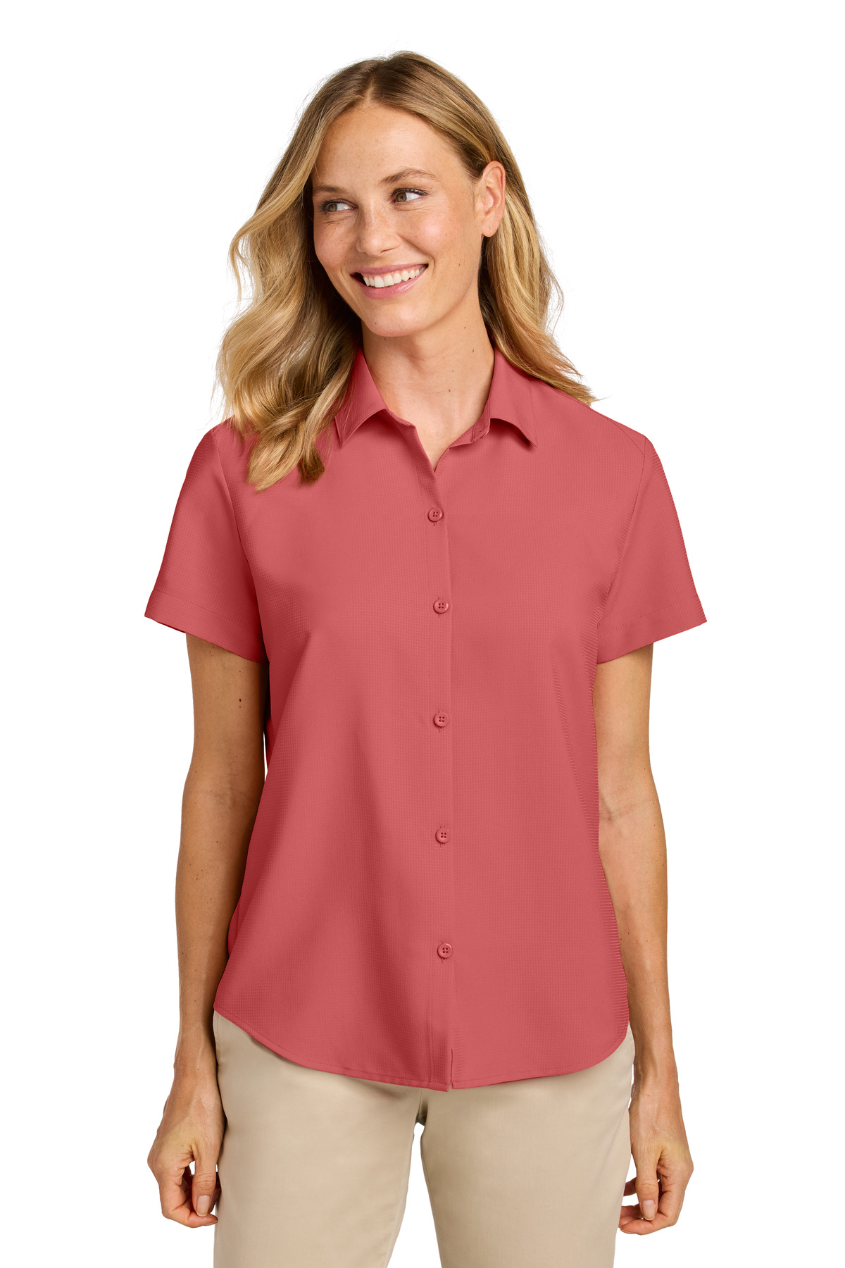Port Authority Women's Short Sleeve UV Dockside Shirt LW963 20