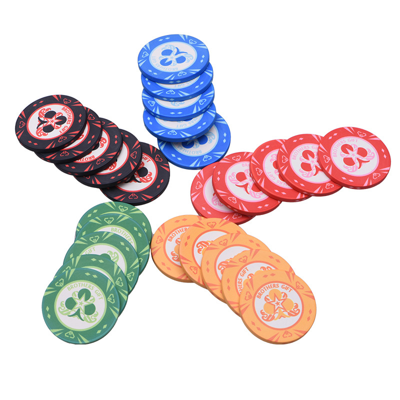 Custom Porcelain Poker Chip With Full Color Imprint 4