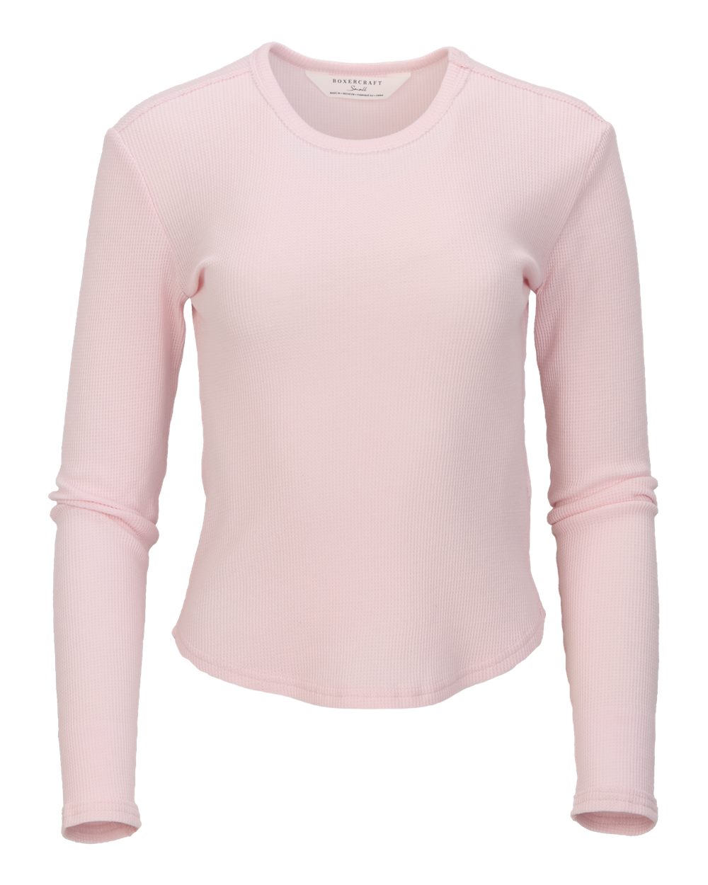 Women's Waffle Knit Baby Long Sleeve T-Shirt - BW3103 9
