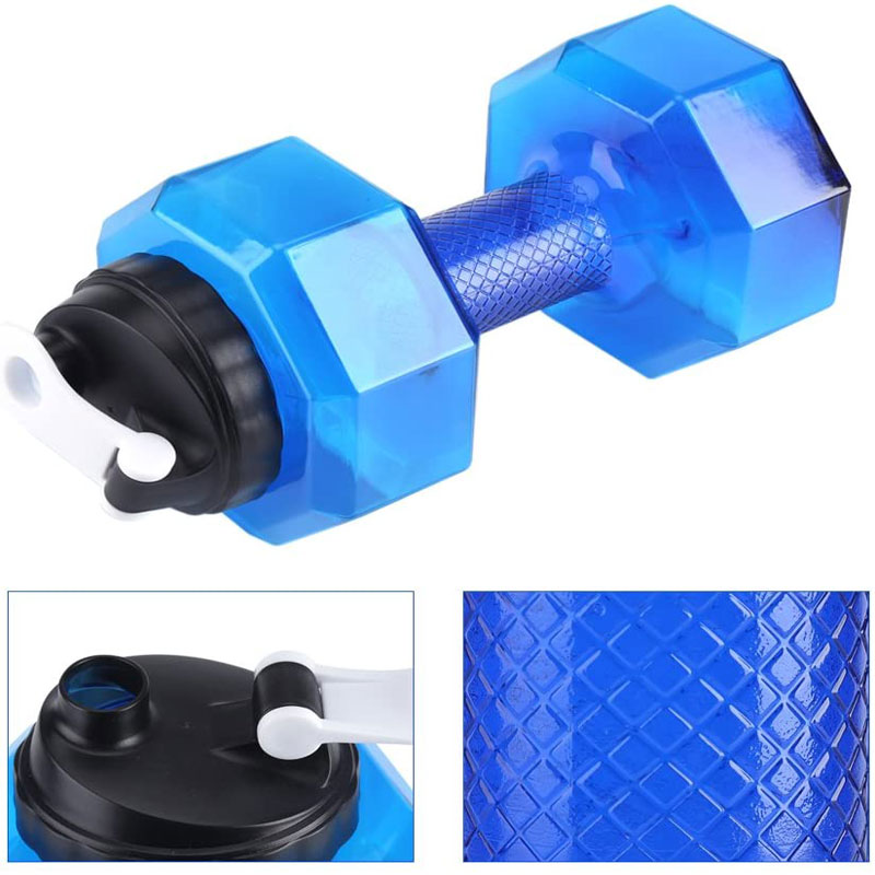 88oz Large Capacity Dumbbell Shaped Exercise Sports Water Bottle 3