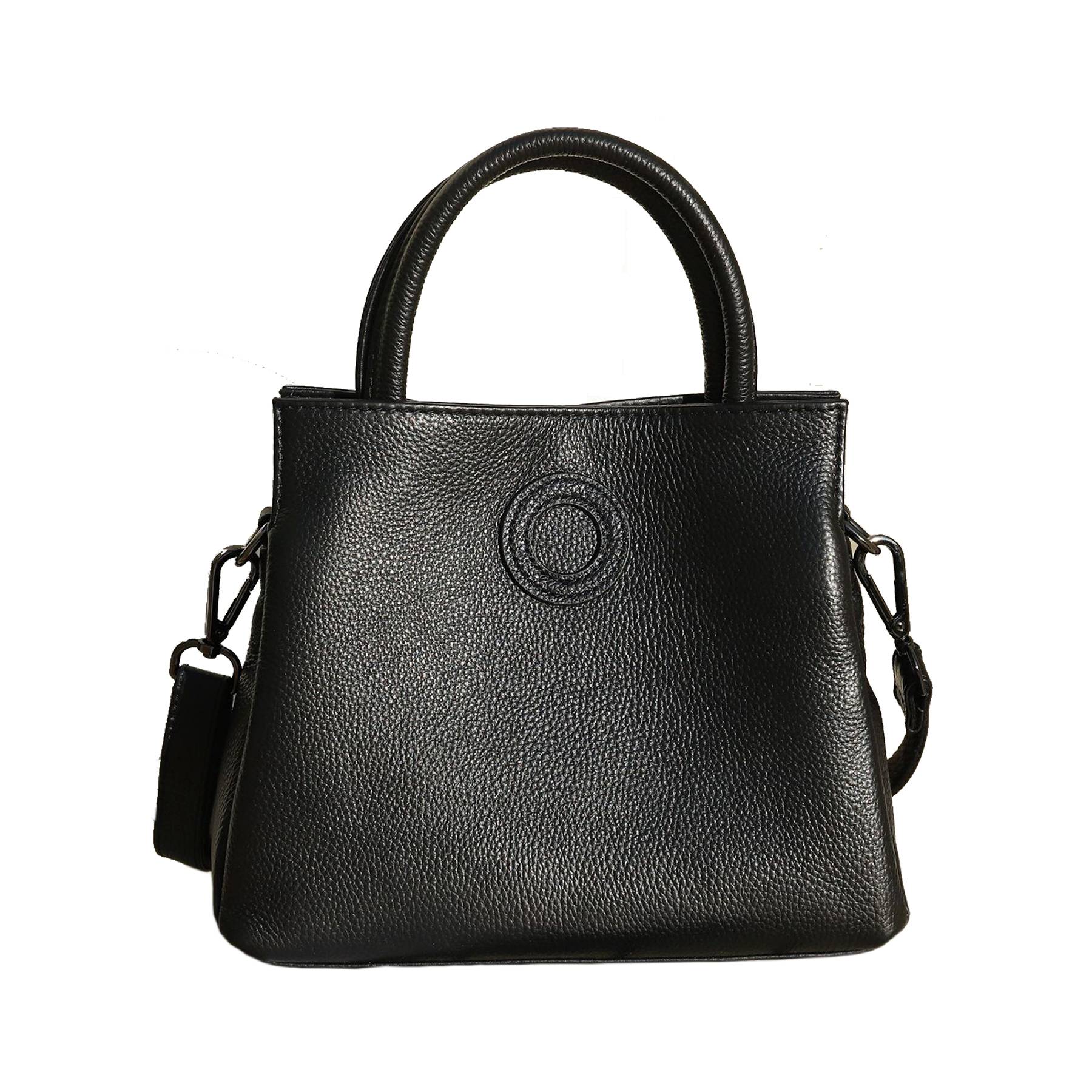 Genuine Leather large capacity stylish Bucket tote bag 2