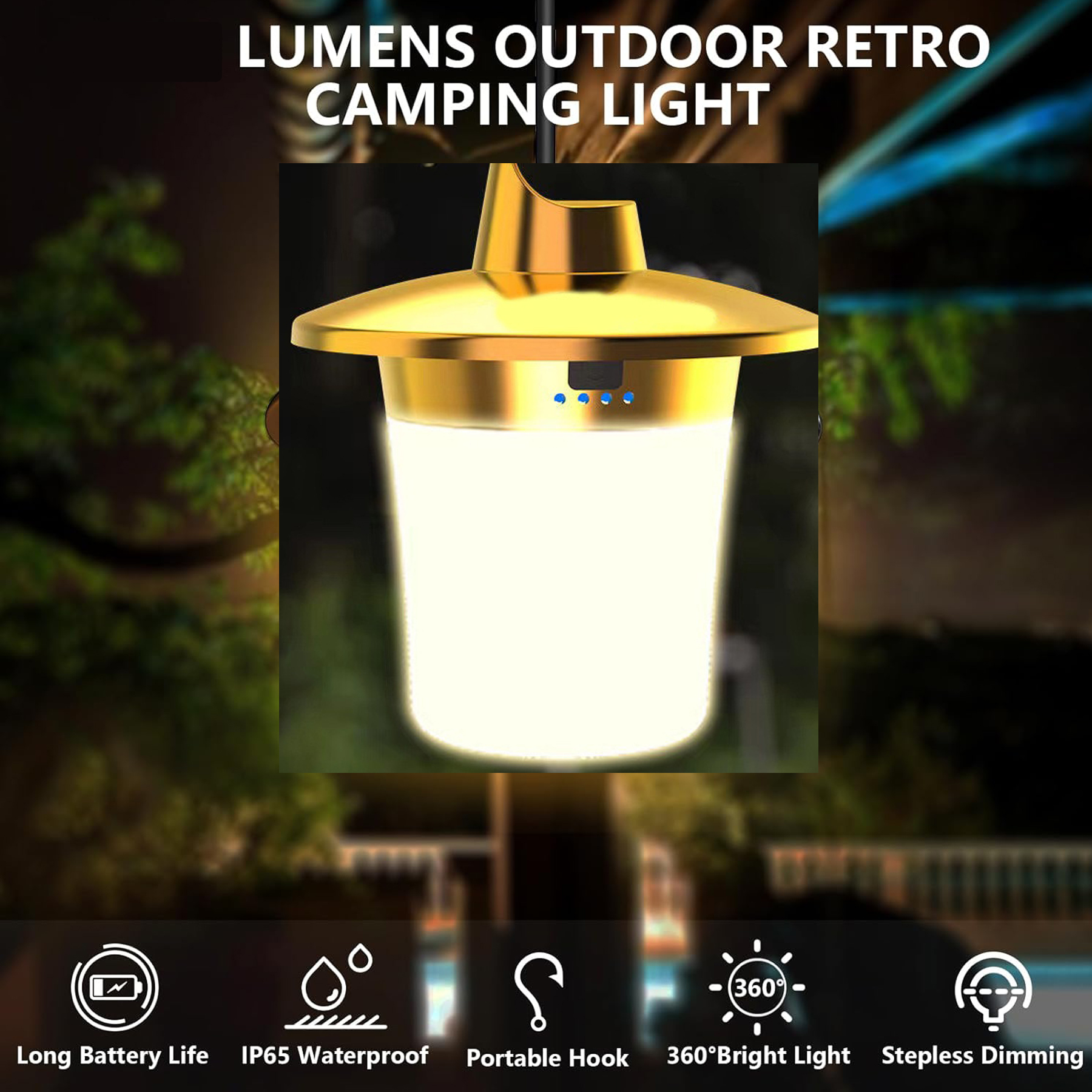 Portable Camping and Emergency Power Bank Light 2