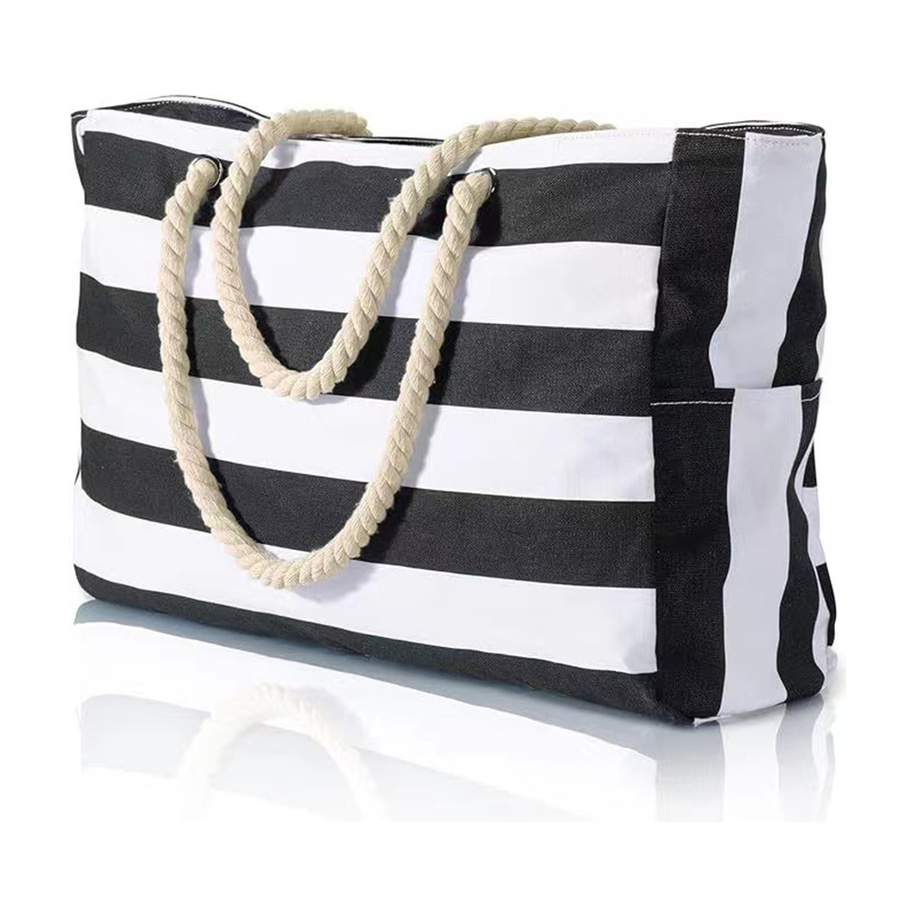 Waterproof Sandproof Beach Bag with Zipper 5