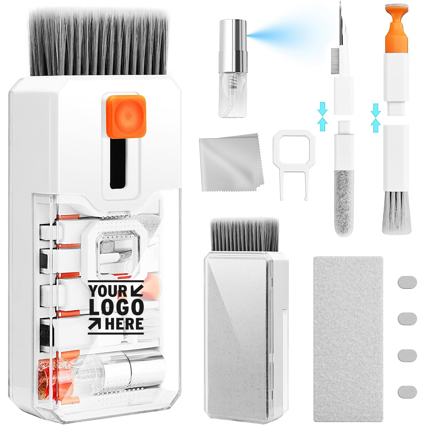 Multi-Function PC Electronic Keyboard Cleaner Kit 10-in-1 Computer Screen Cleaning Brush Tool 2
