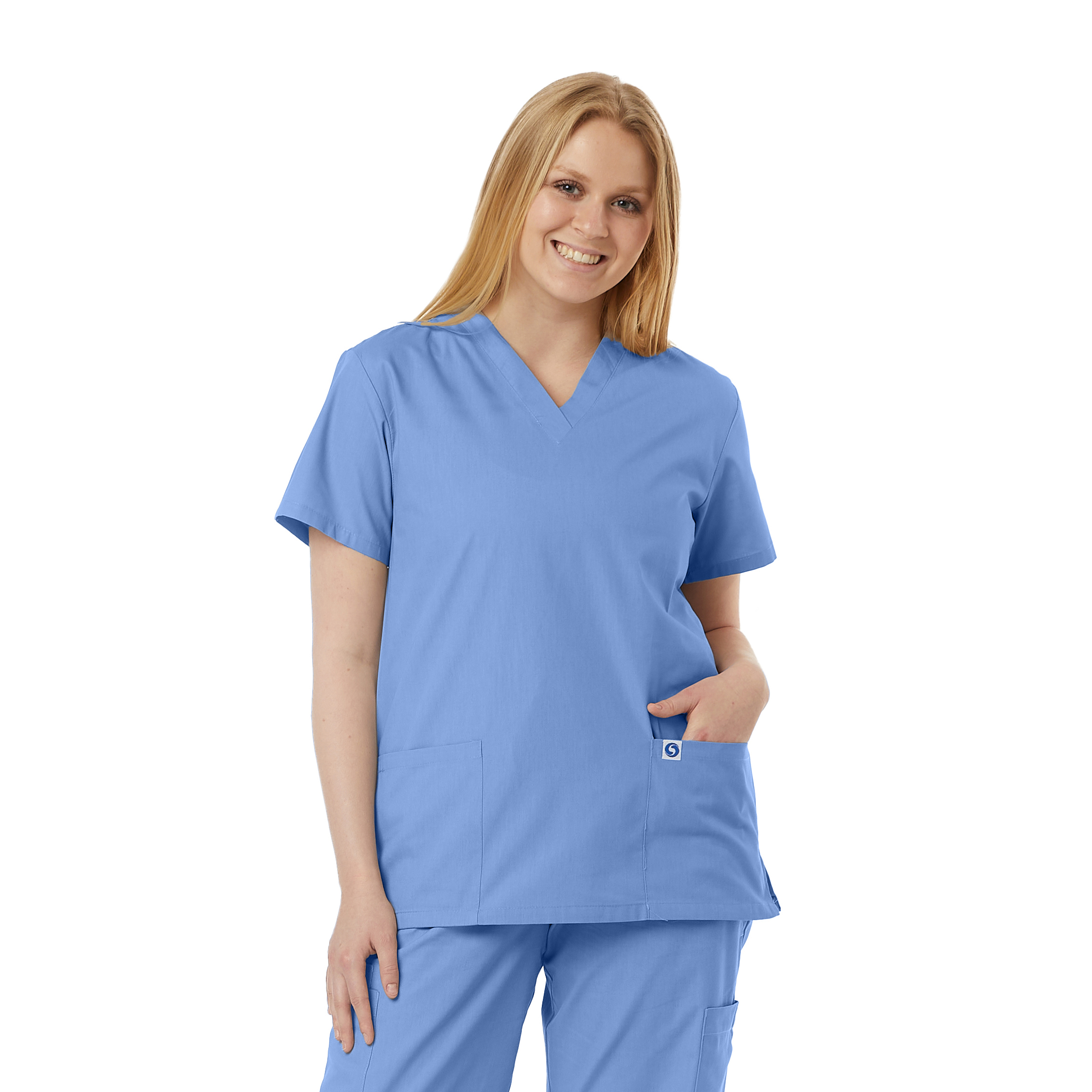 Unisex V-Neck Scrub Tunic 6