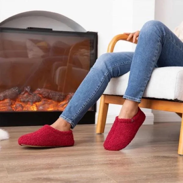 HomeTop Women's Cozy Memory Foam Loafer Slippers 8