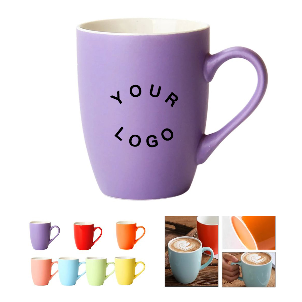 Classic Ceramic Mug 14oz Dishwasher Safe Design 3
