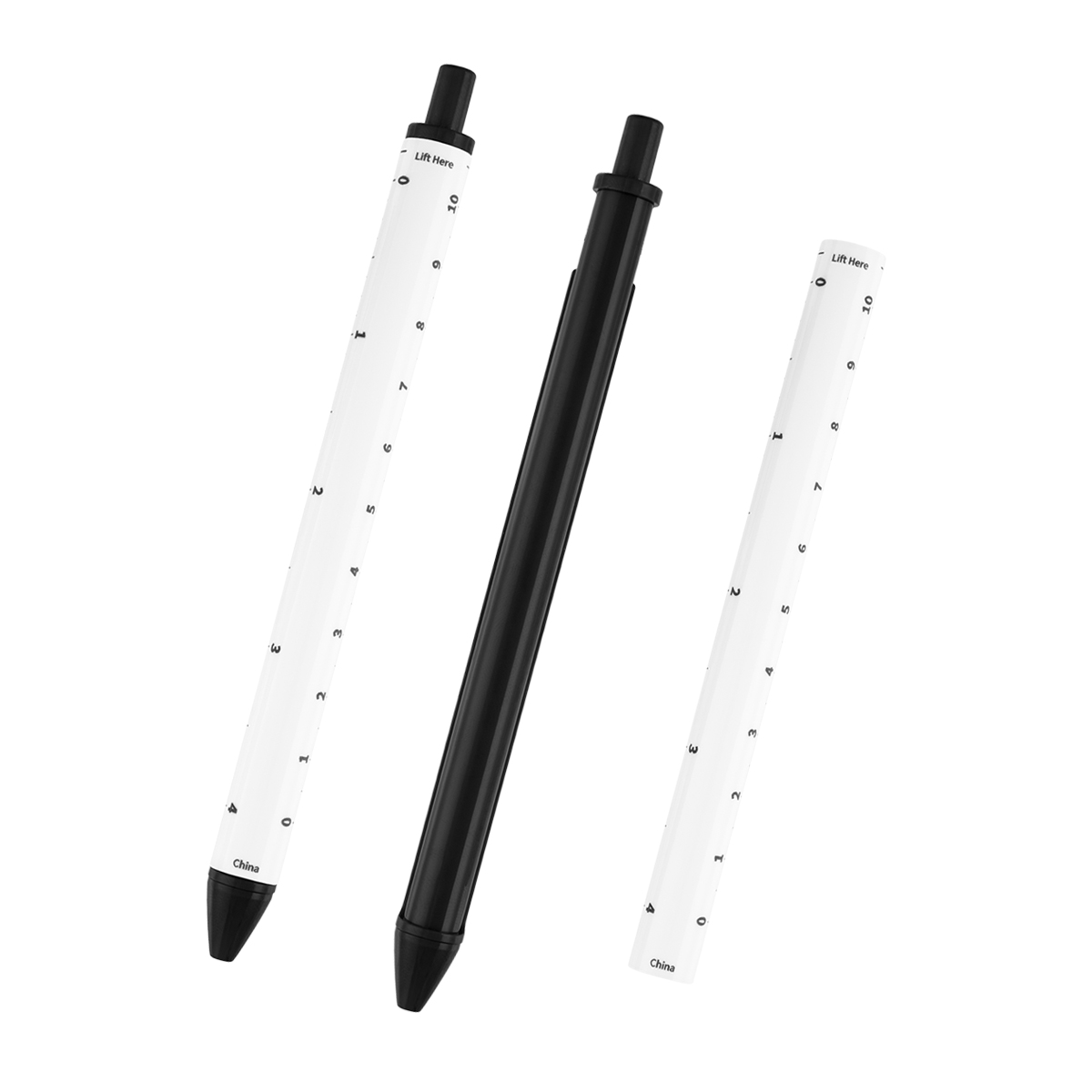 STRAIGHT LINE PEN WITH 4" RULER 10