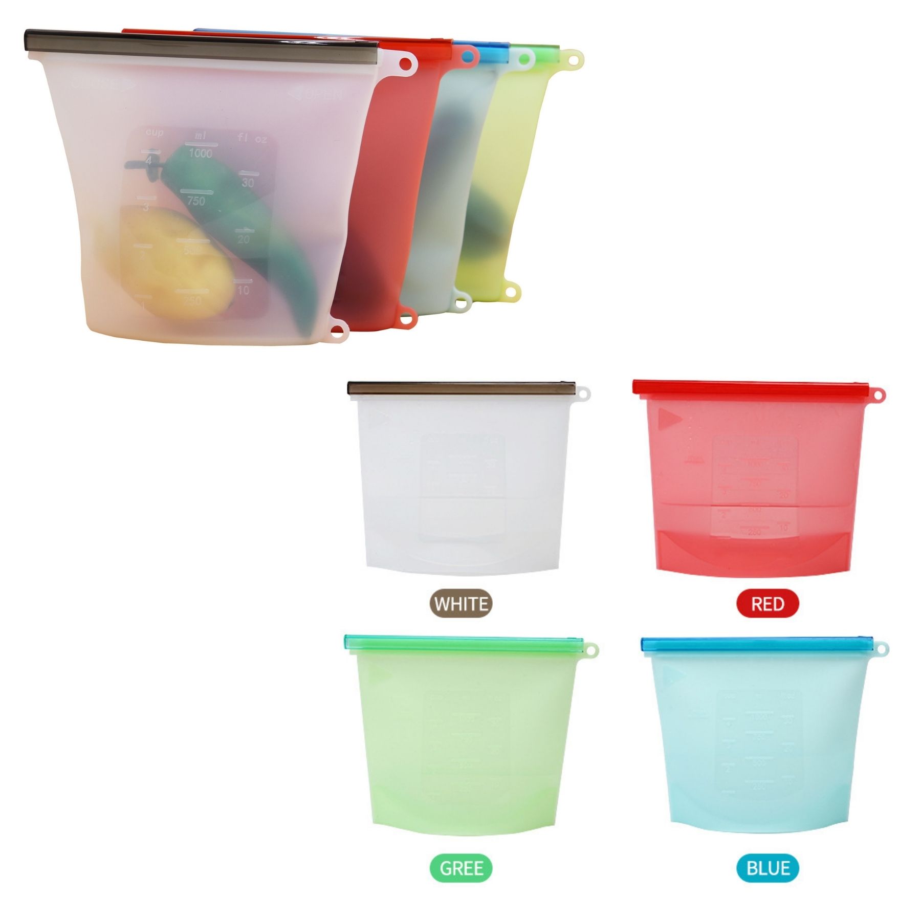 Silicone Food Bag 1