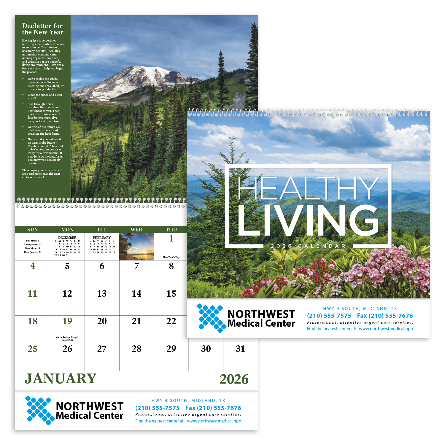 Good Value™ Healthy Living - Spiral Calendar 59