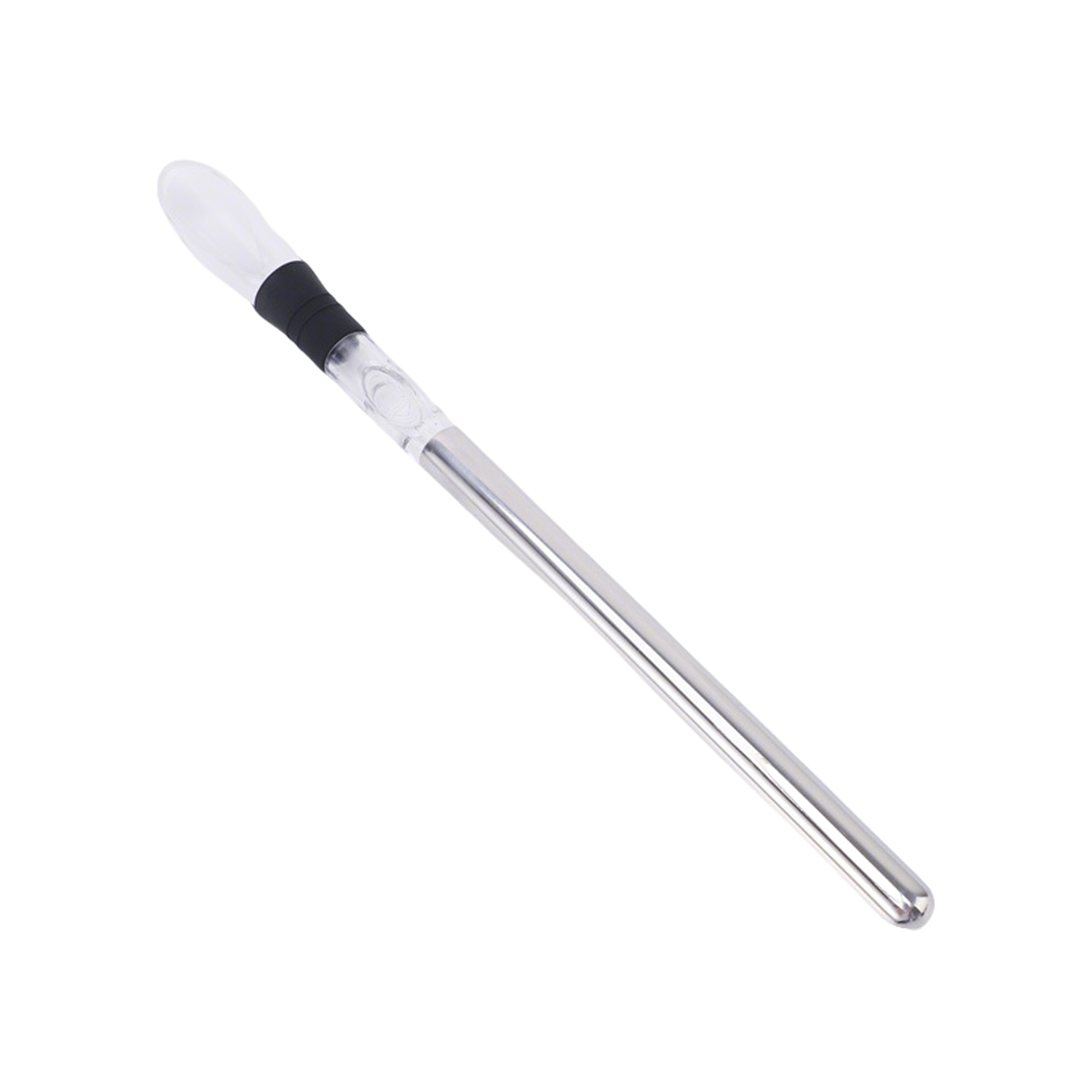 Stainless Steel Wine Chilling Rod With Aerating Pourer 12.8" x 0.7" 2