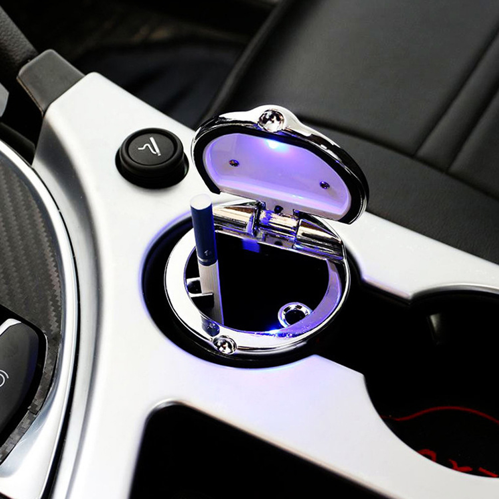 LED Metal Car Ashtray 3