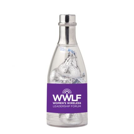 Champagne Bottle with Hershey Chocolate Kisses 2