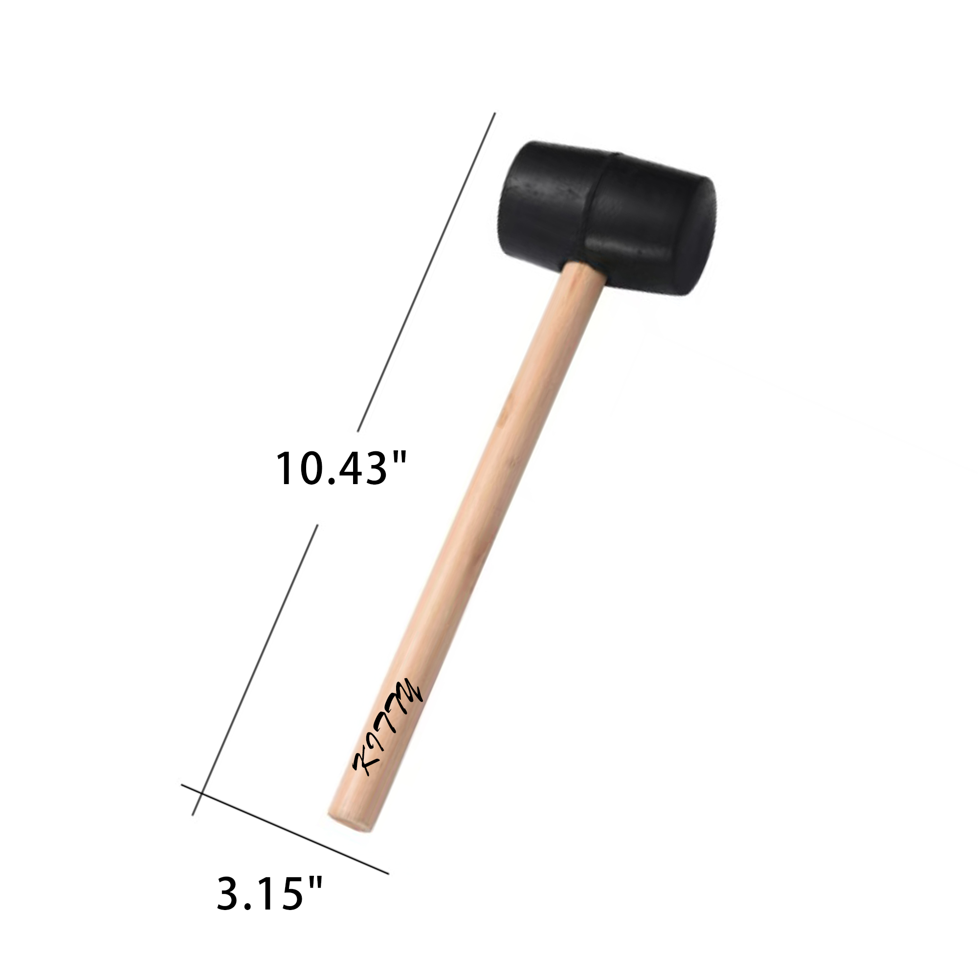 Rubber Mallet with Wooden Handle 3