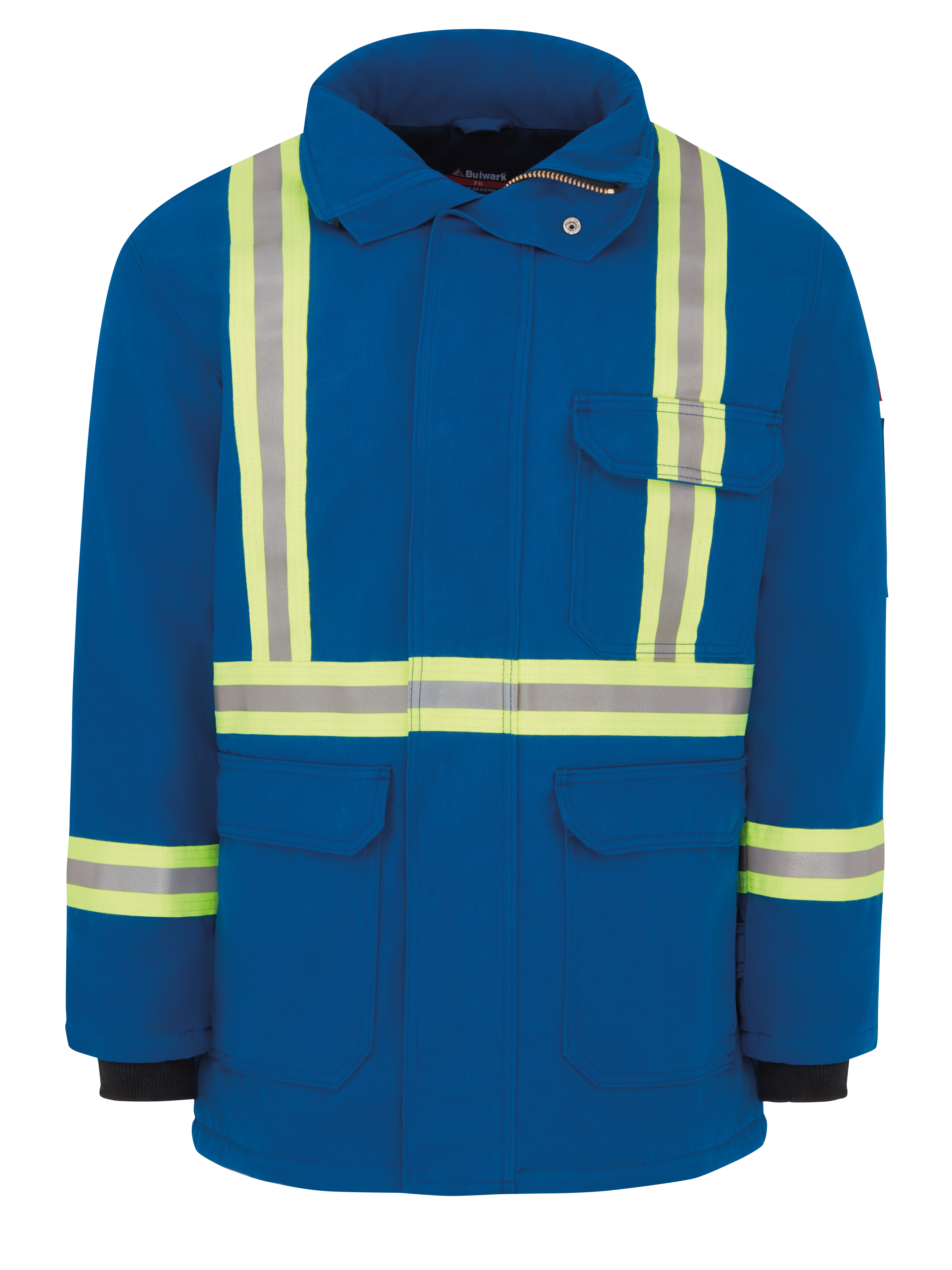 Bulwark® Men's Heavyweight Nomex FR Insulated Deluxe Parka with Reflective Trim 2