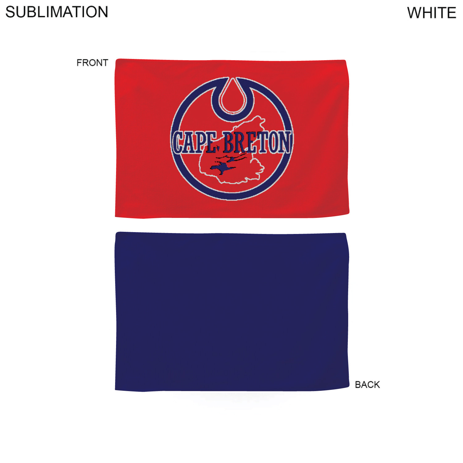 24 Hr Express Ship - Colored Microfiber Dri-Lite Terry Rally, Sports, Skate Towel, 12x18, sublimated 3