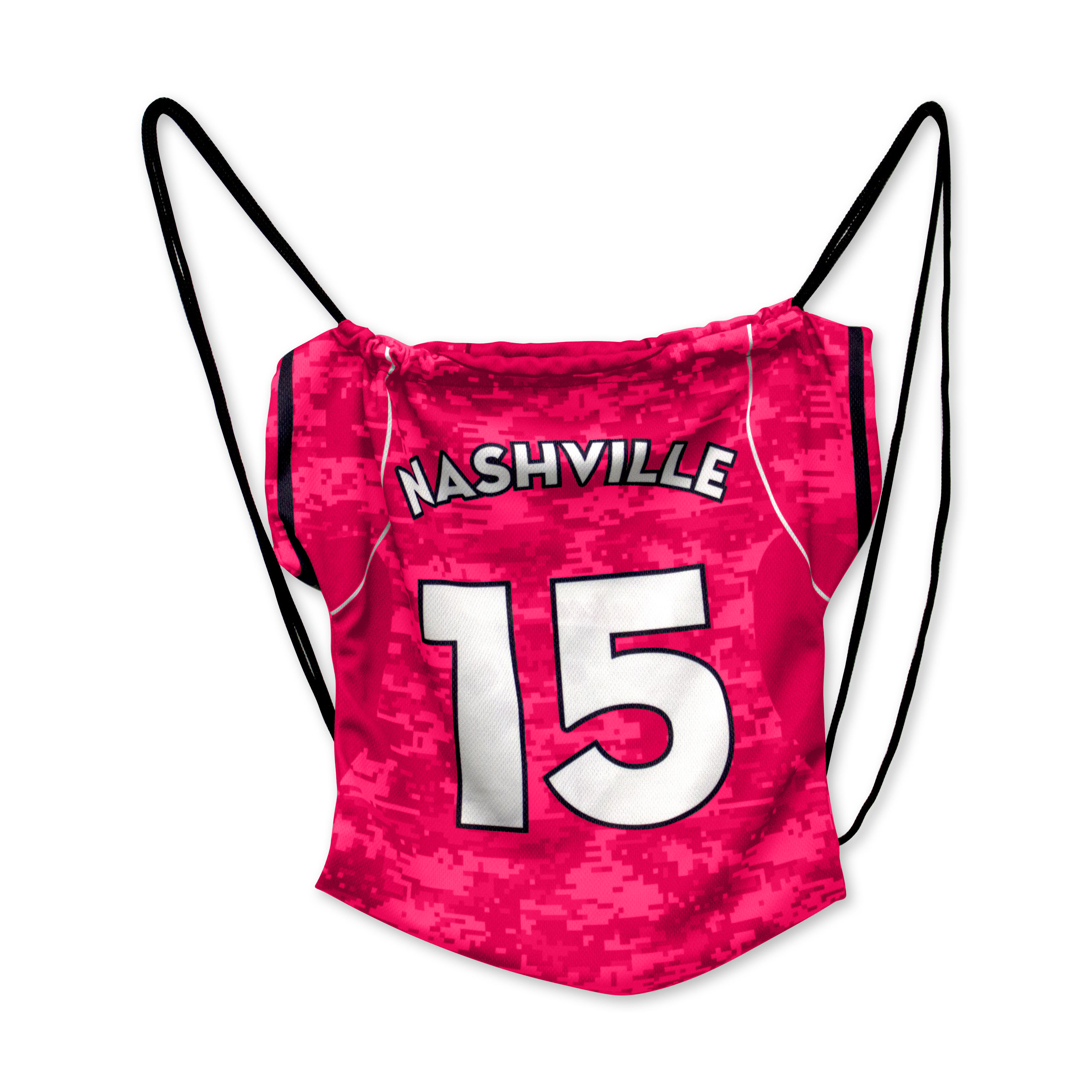 Jersey Mesh Drawstring Backpack 1