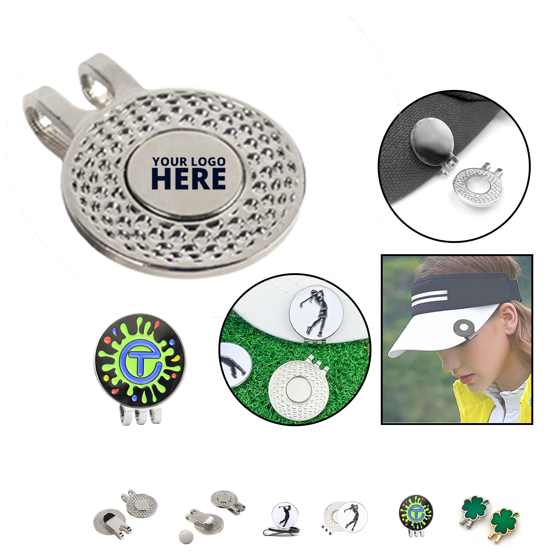 Golf Ball Marker Hat Clip 2