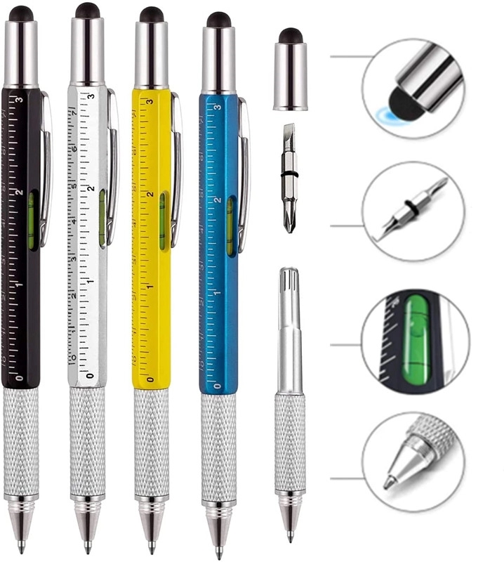 6 In 1 Stylus Multi Tool Ballpoint Pen 8