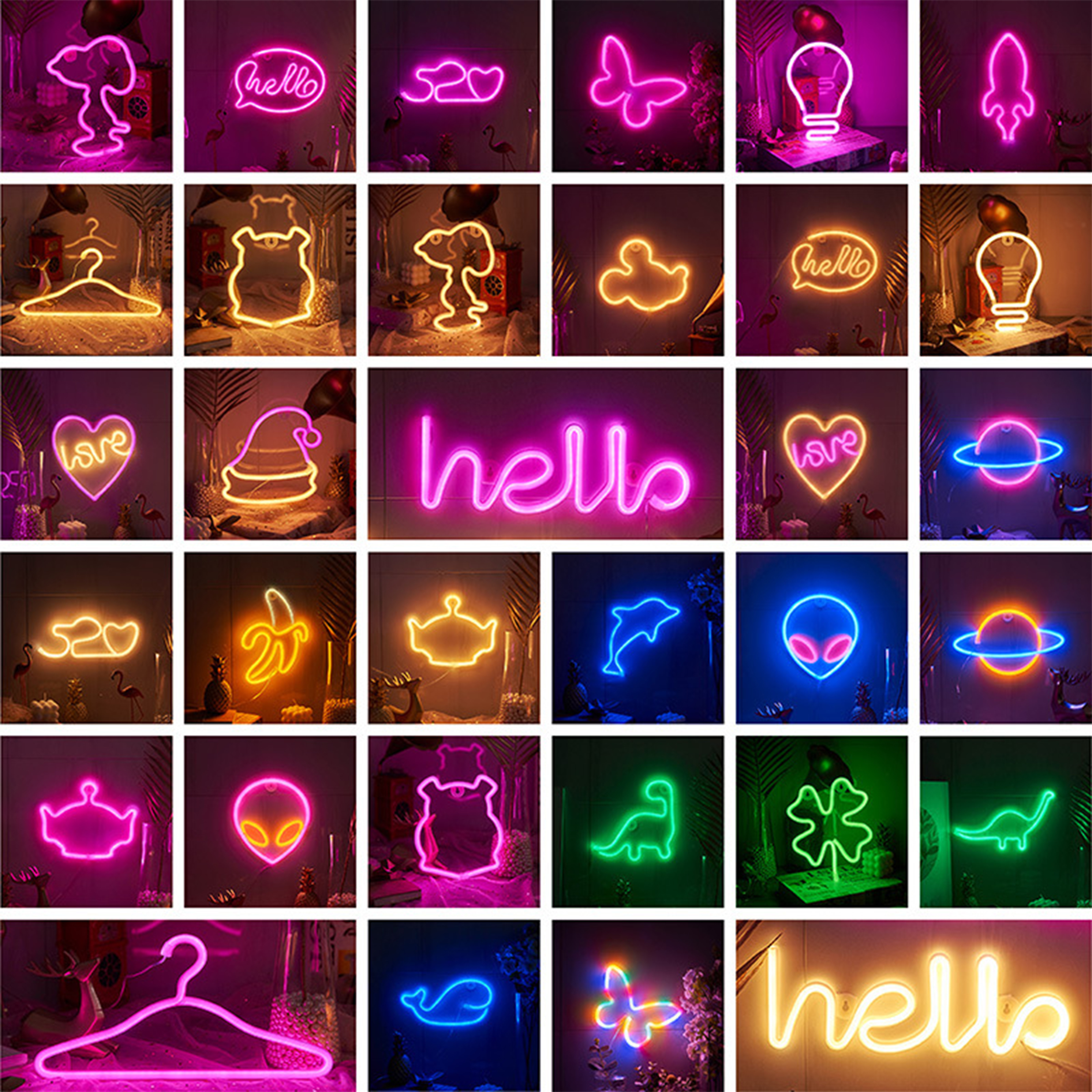 Plastic Customizable Led Neon Signs 2