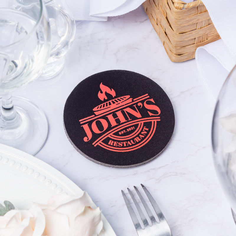 4 Inch Round Foam Coasters 36